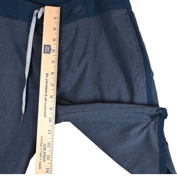 Travis Mathew Hybrid Board Shorts Men’s S Navy Blue Golf Surf Casual Stretch 31W - Picture 6 of 9